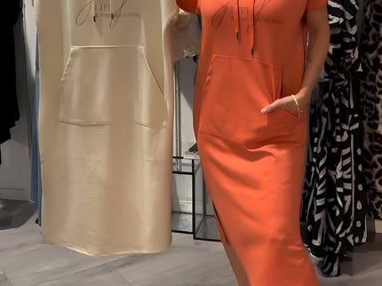 Becky | Lässiges Hoodie-Kleid
