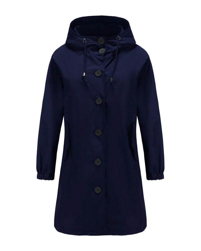 Flieder - Stylischer Damen-Windbreaker mit wasserdichter Kapuze