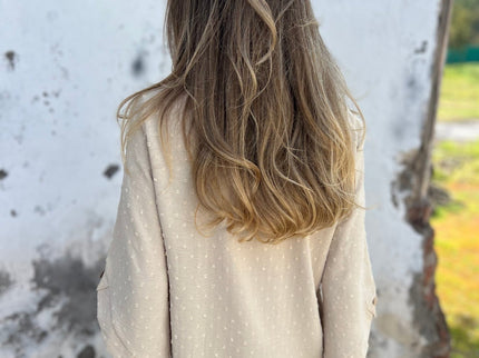 BENEDICTE - LOCKERE BLUSE MIT ÄRMELN