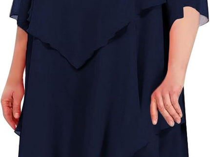 Elegantes Chiffonkleid mit Lagenlook