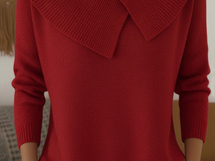 Lucia | Pullover mit Weichem Kragen