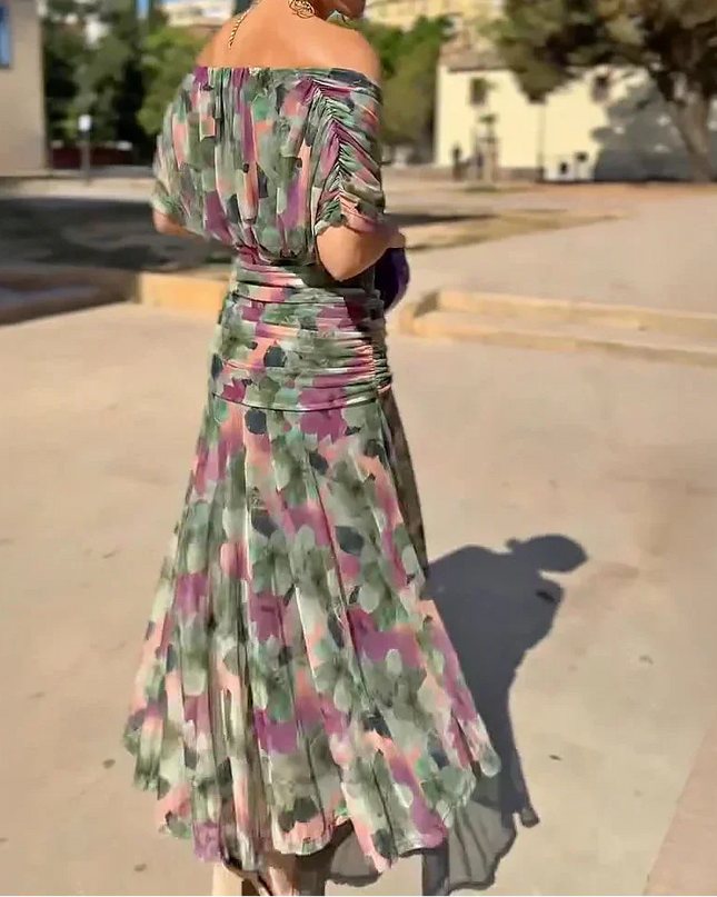 Lady™ - Elegantes Maxikleid für festliche Anlässe mit V-Ausschnitt