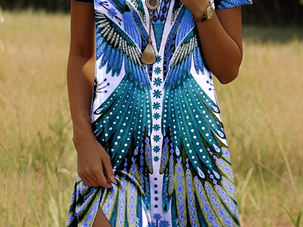 Isla™ – Kleid mit Indisch-inspiriertem Print und Rundhalsausschnitt