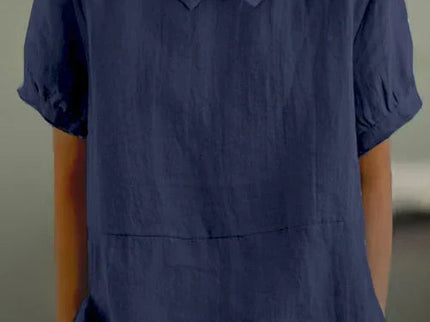 JASMINA - LOCKERE LEINENBLUSE