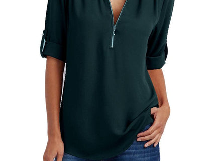 Langärmelige Lockere Bluse