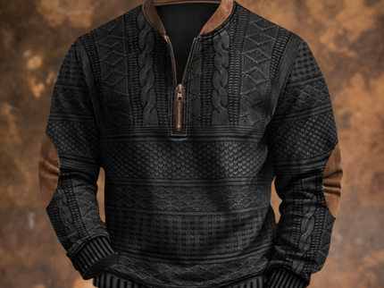 Enzo™ - Pullover mit halbem Reißverschluss