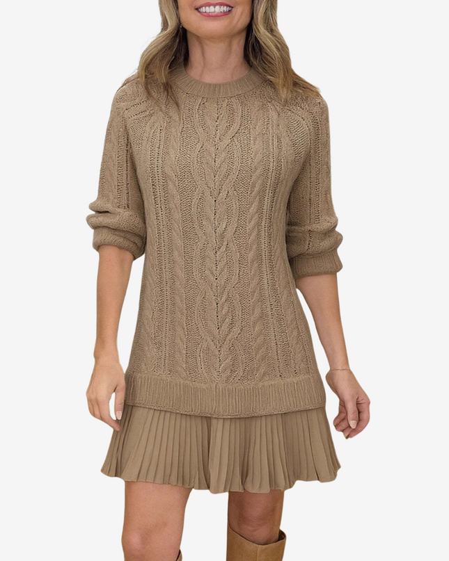 Trivora™ - Stilvolles & Warmes Strickkleid