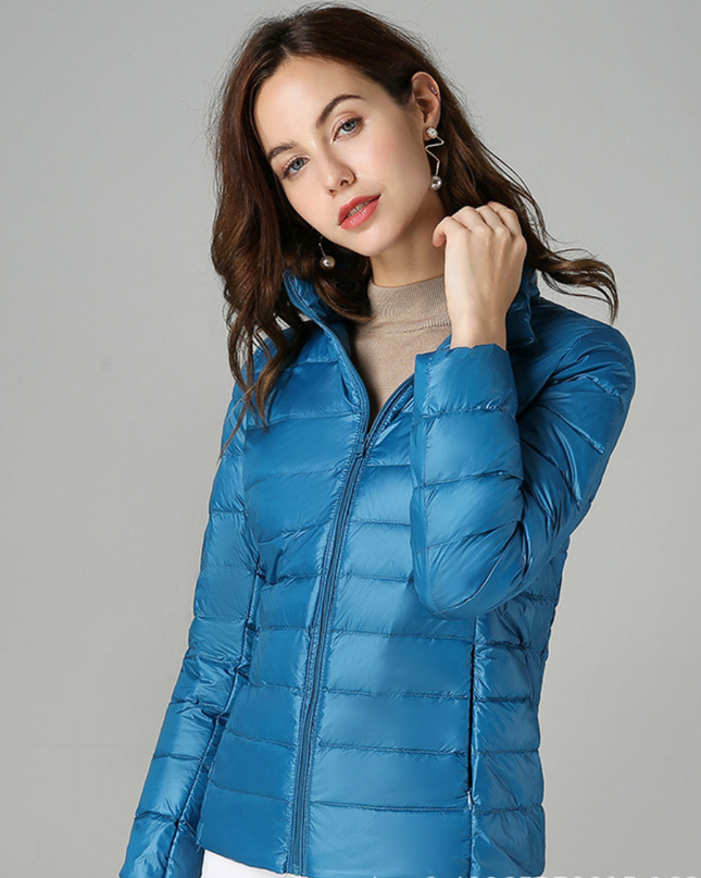 Sophie™ - Jacke aus weichem Baumwoll-Daunenmaterial