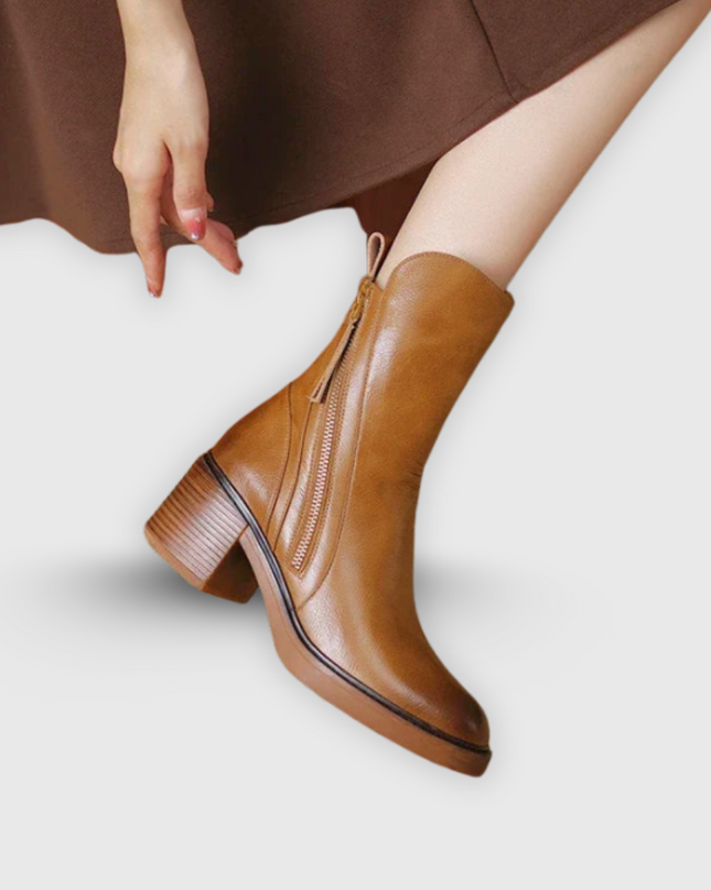 Grazia | Elegante Stiefeletten mit Blockabsatz