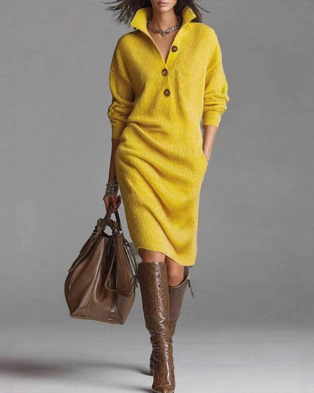 Apple™ - Warmes Elegantes Kleid | Bequem