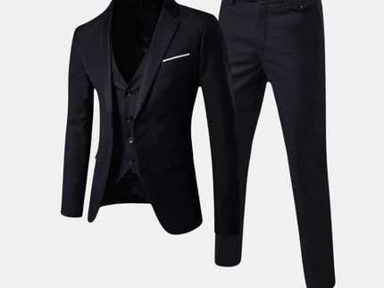 Alonzo™ | Vollständiger Raffinierter (Jacke + Hose + Weste)