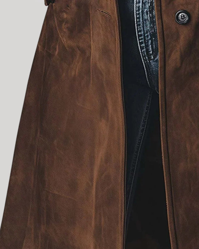 Senna – Wildleder-Trenchcoat