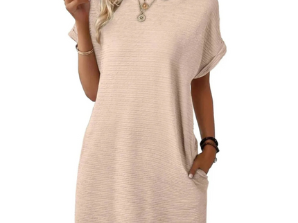 Ivay™ – Minimalistisches Sommerkleid mit Rundhalsausschnitt