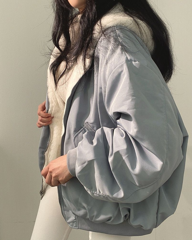 Wendejacke mit Kapuze für Frauen [Letzter Tag Rabatt]