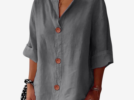 Clara™ | Leinenbluse Casual
