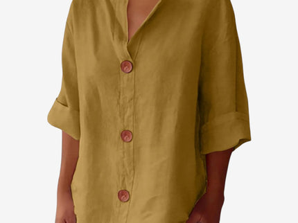Clara™ | Leinenbluse Casual