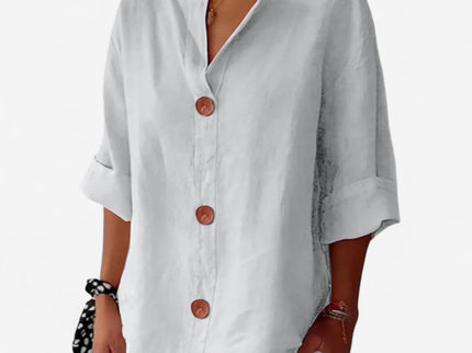 Clara™ | Leinenbluse Casual