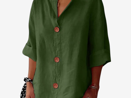 Clara™ | Leinenbluse Casual