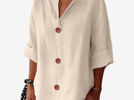 Clara™ | Leinenbluse Casual