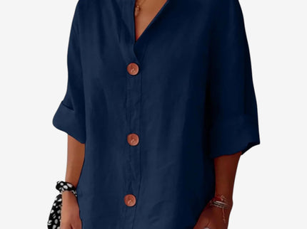 Clara™ | Leinenbluse Casual