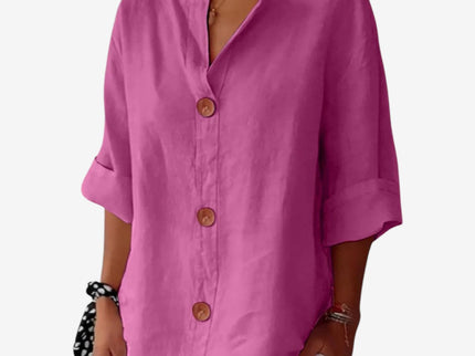 Clara™ | Leinenbluse Casual
