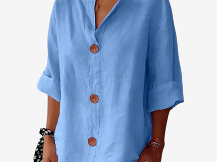 Clara™ | Leinenbluse Casual