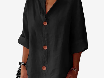 Clara™ | Leinenbluse Casual