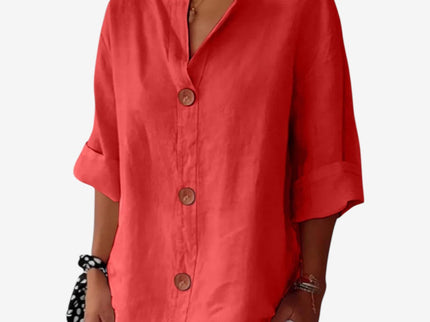 Clara™ | Leinenbluse Casual