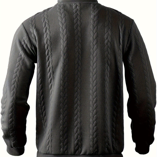 Roberto™ -Vintage Herrenpullover mit Reißverschluss