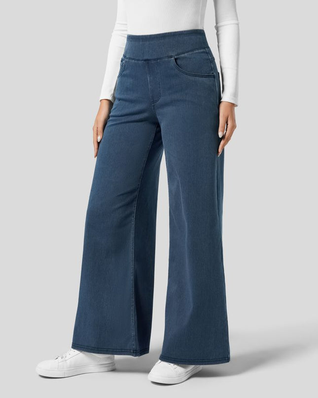 Evie | Bequeme Elastische Hose mit Hohem Bund