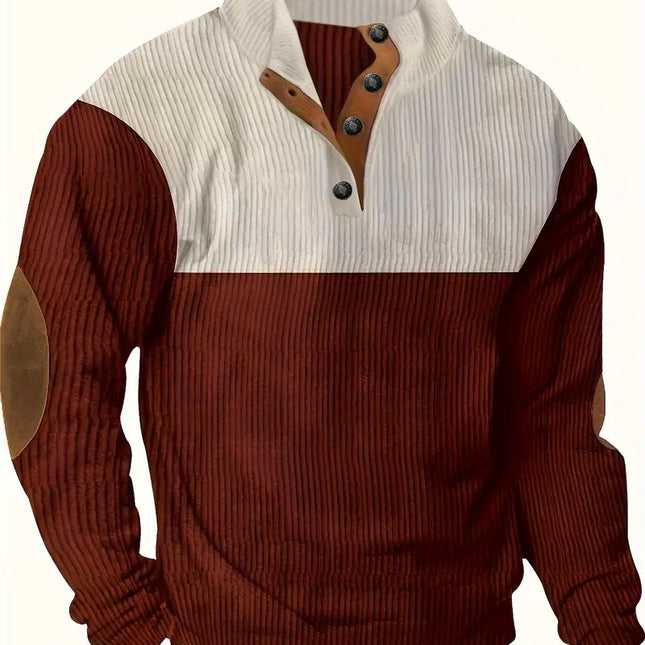 Manfred | Stylischer Color-Block Pullover