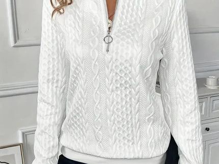 LUCIA I Pullover mit Reissverschluss