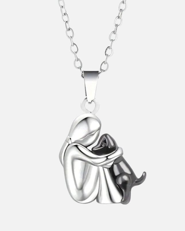 Olivia™| 925er Sterling Silber Halskette mit Hund-Anhänger