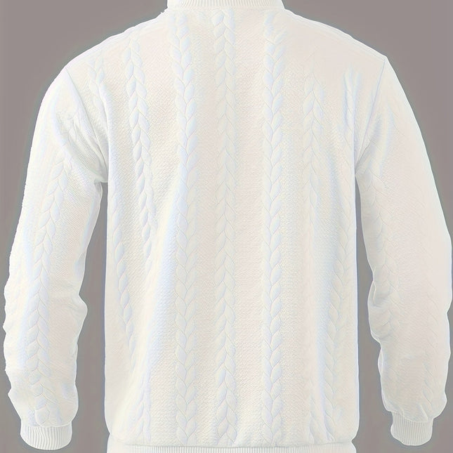 Roberto™ -Vintage Herrenpullover mit Reißverschluss