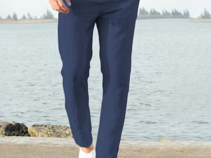 Sommerfeld™ | Herren Freizeithose mit elastischem Bund – Bequeme und stilvolle Stoffhose für Alltag und Urlaub
