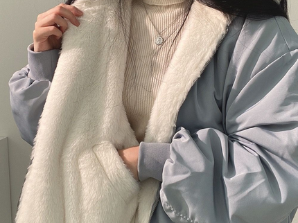 Wendejacke mit Kapuze für Frauen [Letzter Tag Rabatt]