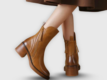 Grazia | Elegante Stiefeletten mit Blockabsatz
