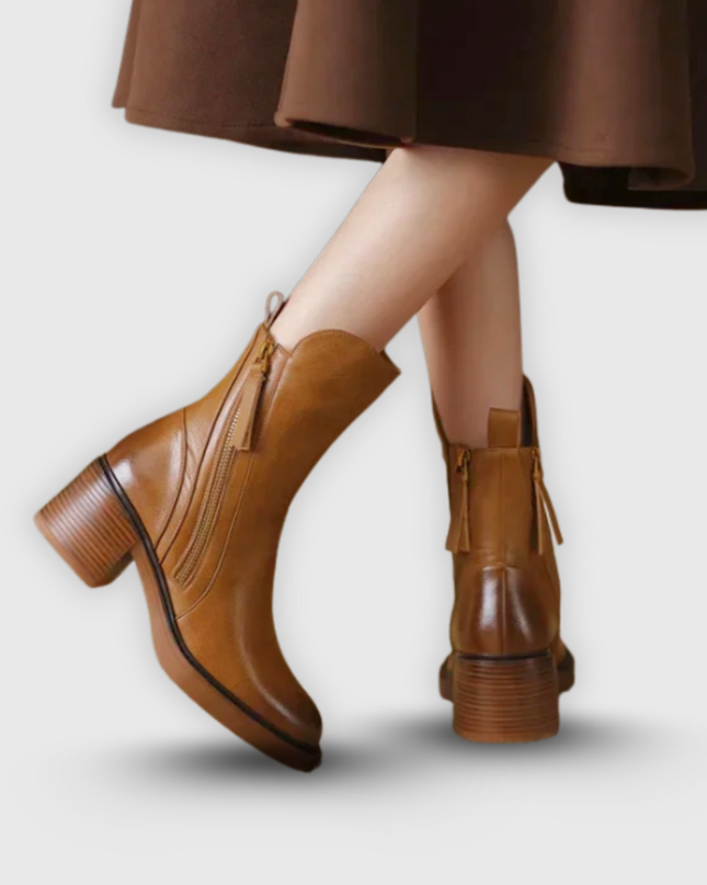 Grazia | Elegante Stiefeletten mit Blockabsatz