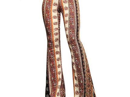 Leopard Bootcut-Hose