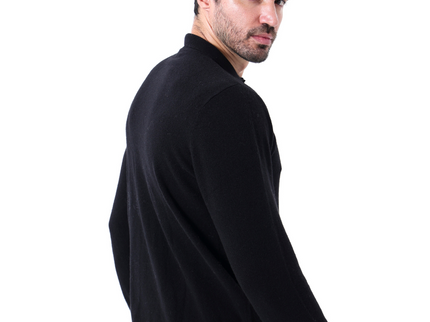 Bennett | Luxuriöser Herren Kaschmirpullover mit Polokragen & Knopfleiste