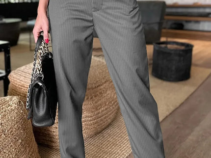 MATHILDA | ELEGANTE, FIGURSCHMEICHELNDE HOSE MIT STREIFEN