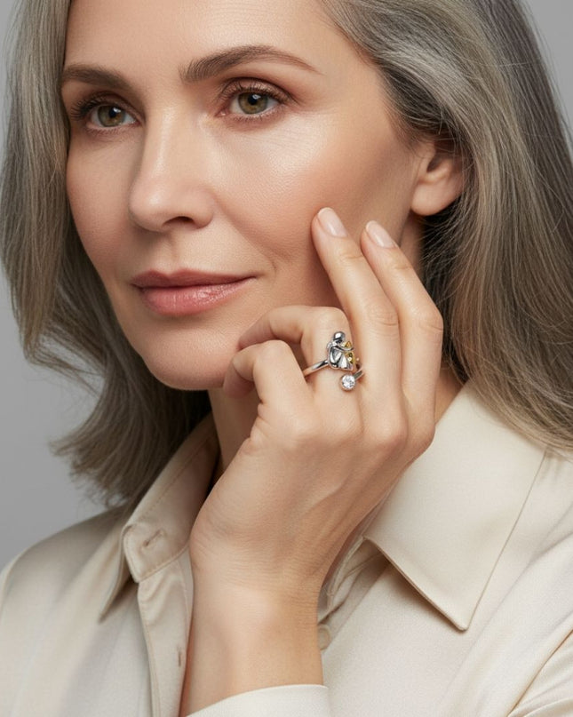 Rose™| Ring mit Stein