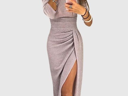 Ely™ - Schickes Maxikleid mit Neckholder und Eleganter, Fließender Passform
