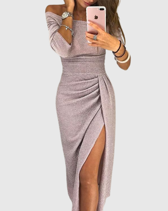 Ely™ - Schickes Maxikleid mit Neckholder und Eleganter, Fließender Passform
