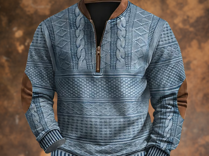 Enzo™ - Pullover mit halbem Reißverschluss