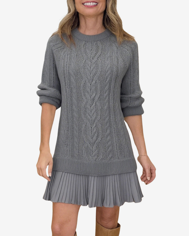 Trivora™ - Stilvolles & Warmes Strickkleid