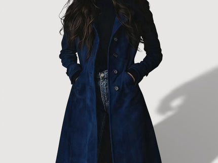 Senna – Wildleder-Trenchcoat