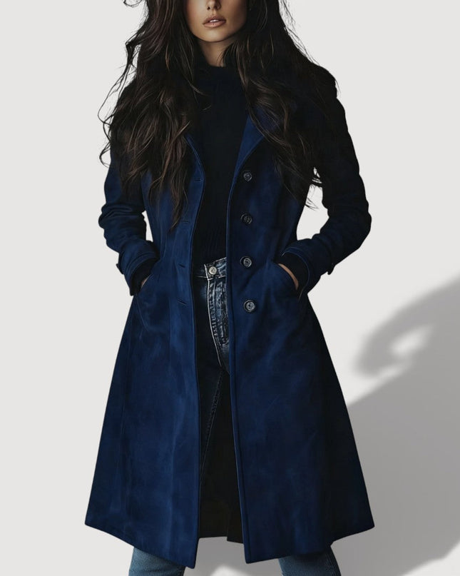 Senna – Wildleder-Trenchcoat