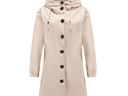 Flieder - Stylischer Damen-Windbreaker mit wasserdichter Kapuze