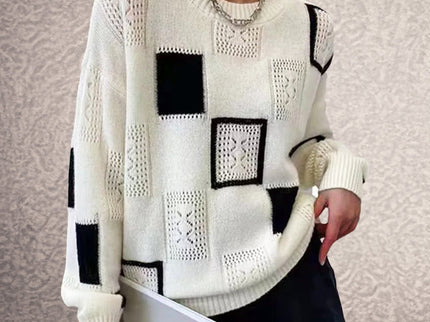 Gemütlicher schicker Winterstrickpullover